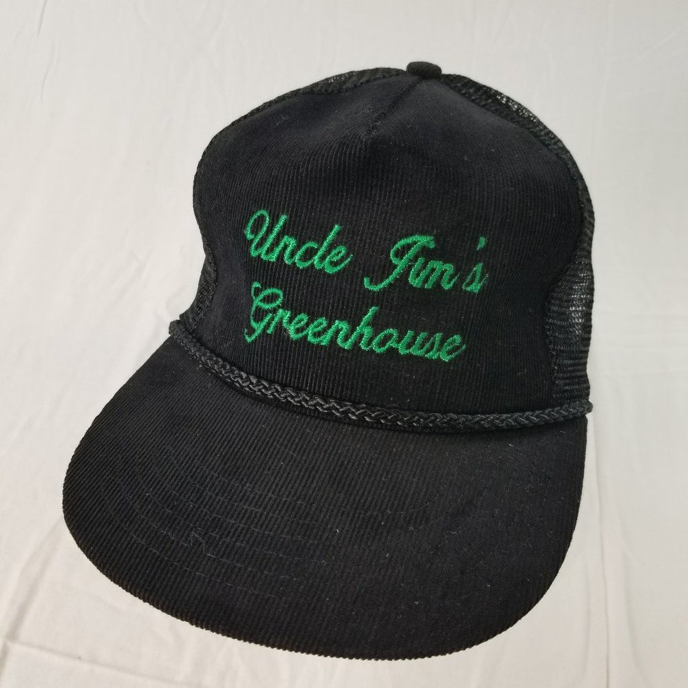 UNCLE JIM'S GREENHOUSE Cap Trucker Hat Snapback Ba